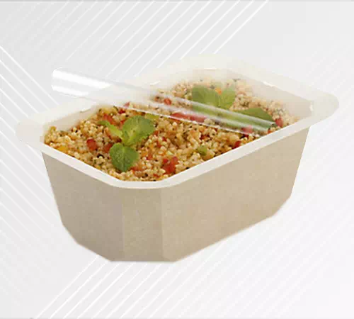 Barquette kraft scellable - Food K - Grossiste en emballages alimentaires et papiers personnalisés - Packel Emballages